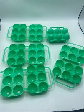 Vintage Jello Jigglers Easter Egg Molds Jello Shots Green 6 Easter Prints